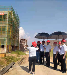 中國塑協領導到宏遠化工考察